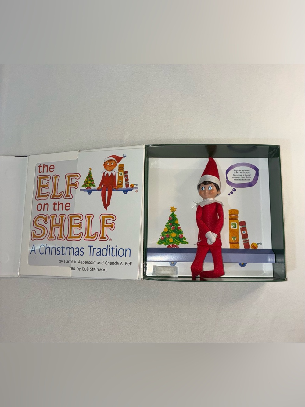 Elf on the Shelf Red Plush Holiday Elf Doll with book